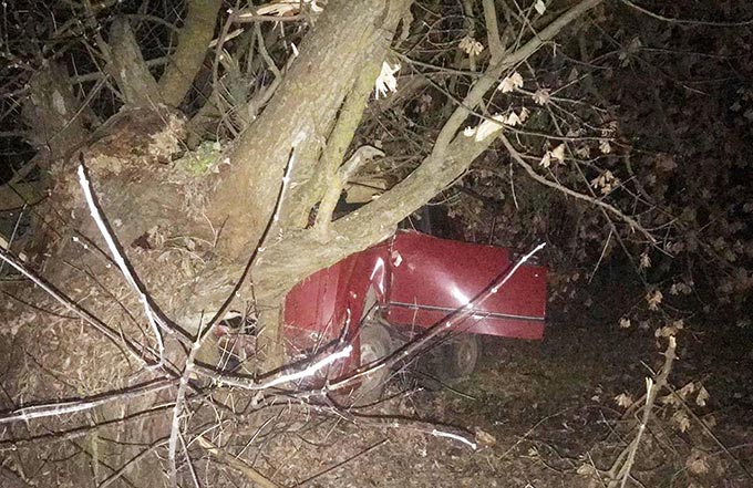 НА РАДОМИШЛЬЩИНІ АВТОМОБІЛЬ ВРІЗАВСЯ У ДЕРЕВО, ТРАВМИ ОТРИМАЛИ ДВОЄ ЛЮДЕЙ